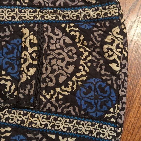 Vera Bradley Blue Crossbody Canterbury Cobalt hipster Bohemian cloth  bag - Picture 2 of 7